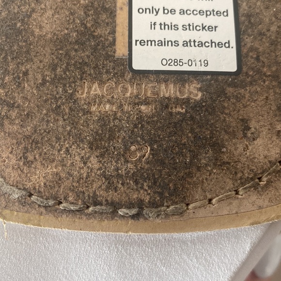 JACQUEMUS Les Mules Carino, open toe sandals sz 39. ✨ - Picture 8 of 10